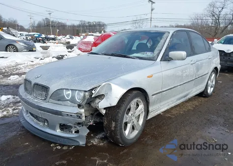 2004 BMW 330Xi из США, поврежденный, VIN WBAEW53434PN34202